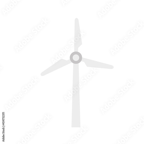 White wind mill