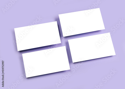 명함 3D 목업 명함디자인 포트폴리오 템플릿