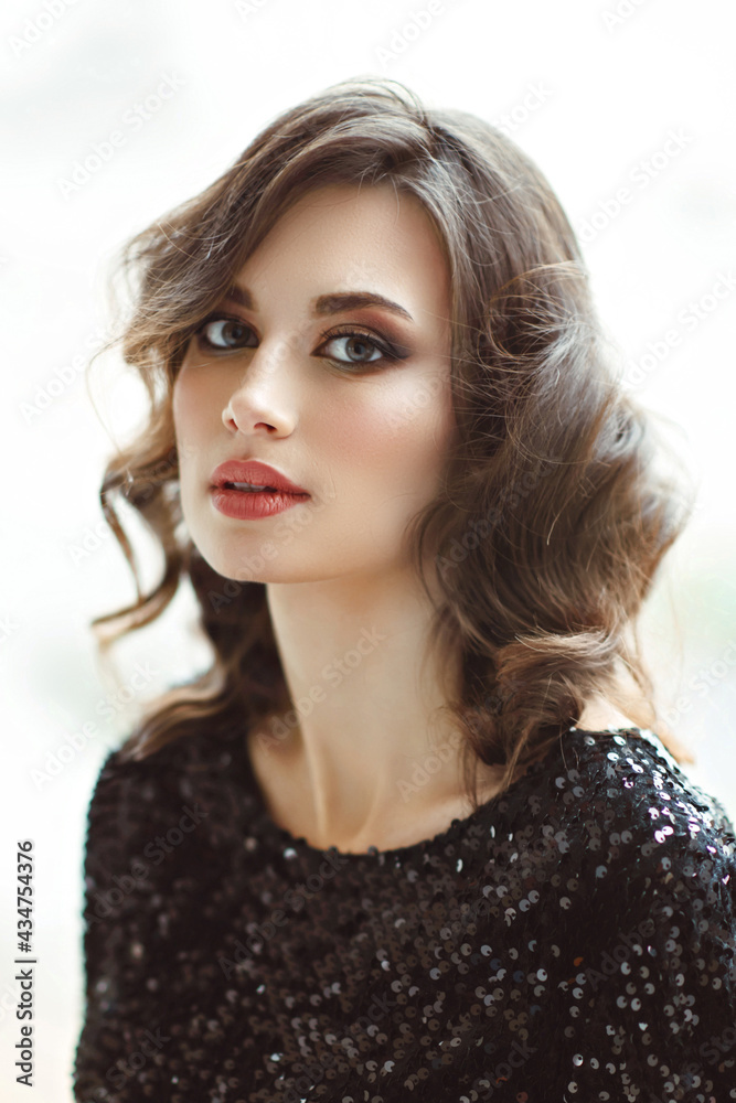 portrait of a beautiful girl glamorous girl portrait of a beautiful girl glamorous girl