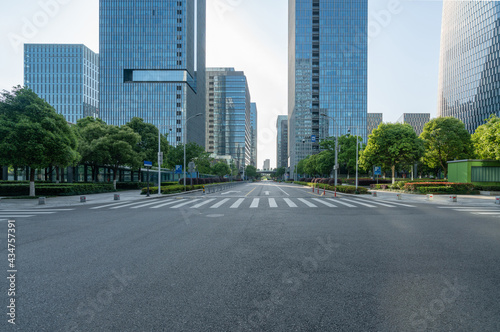 Highway and financial center office building in Ningbo, China