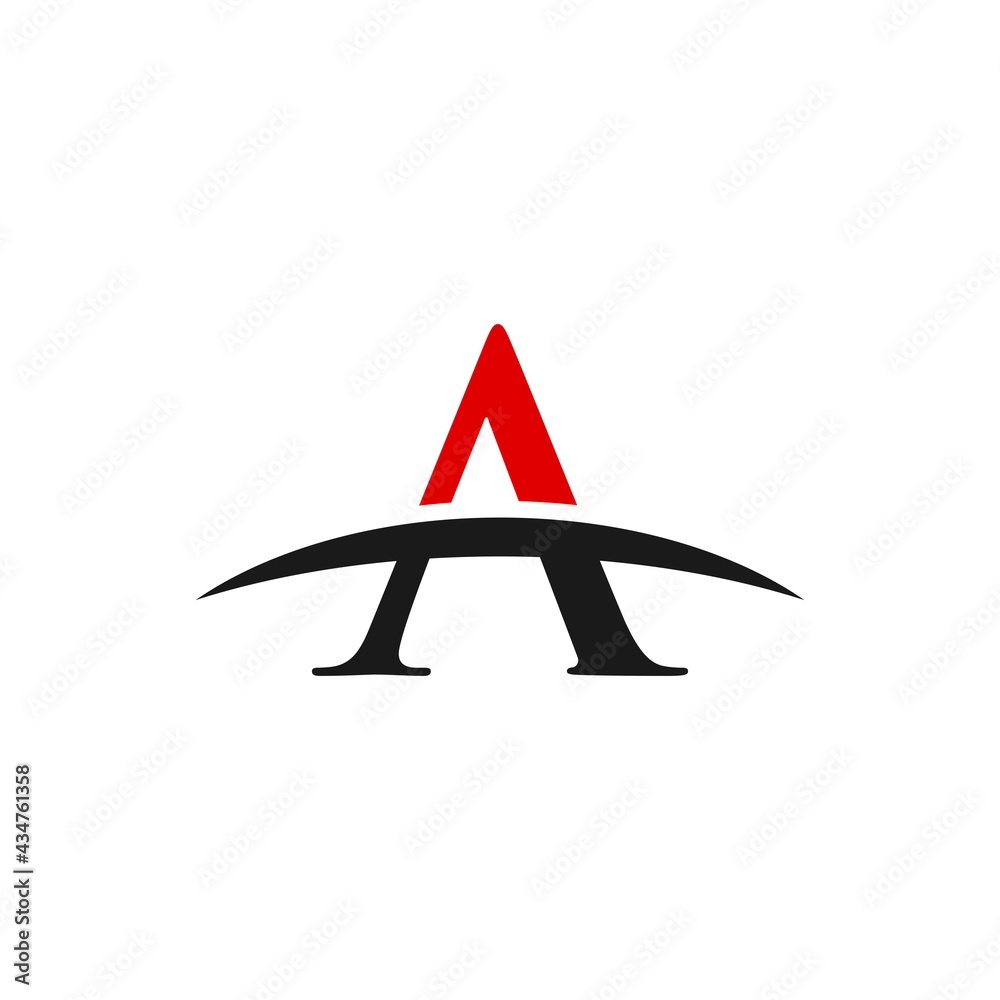 Initial letter A, overlapping movement swoosh horizon, logo design inspiration vector Initial letter A, overlapping movement swoosh horizon, logo design inspiration vector