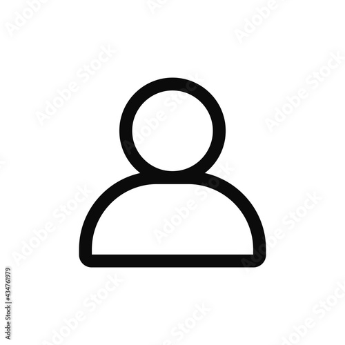 User icon vector. Avatar sign