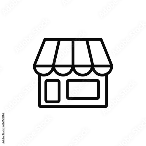 Shop icon vector. Store sign