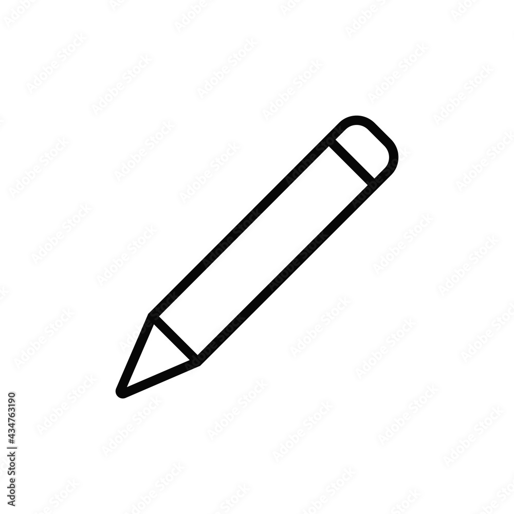 Pencil icon vector. Pen sign Pencil icon vector. Pen sign