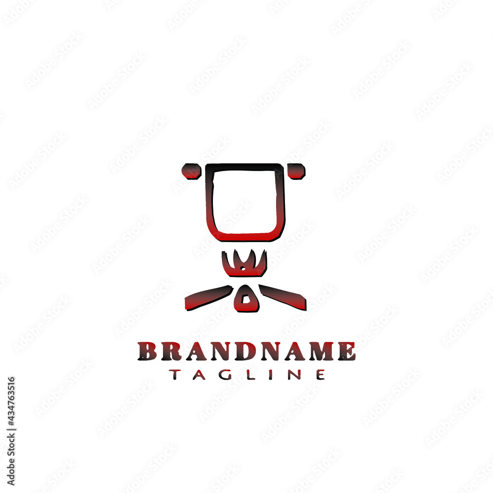 camping cooking logo design cartoon icon vector illustration camping cooking logo design cartoon icon vector illustration