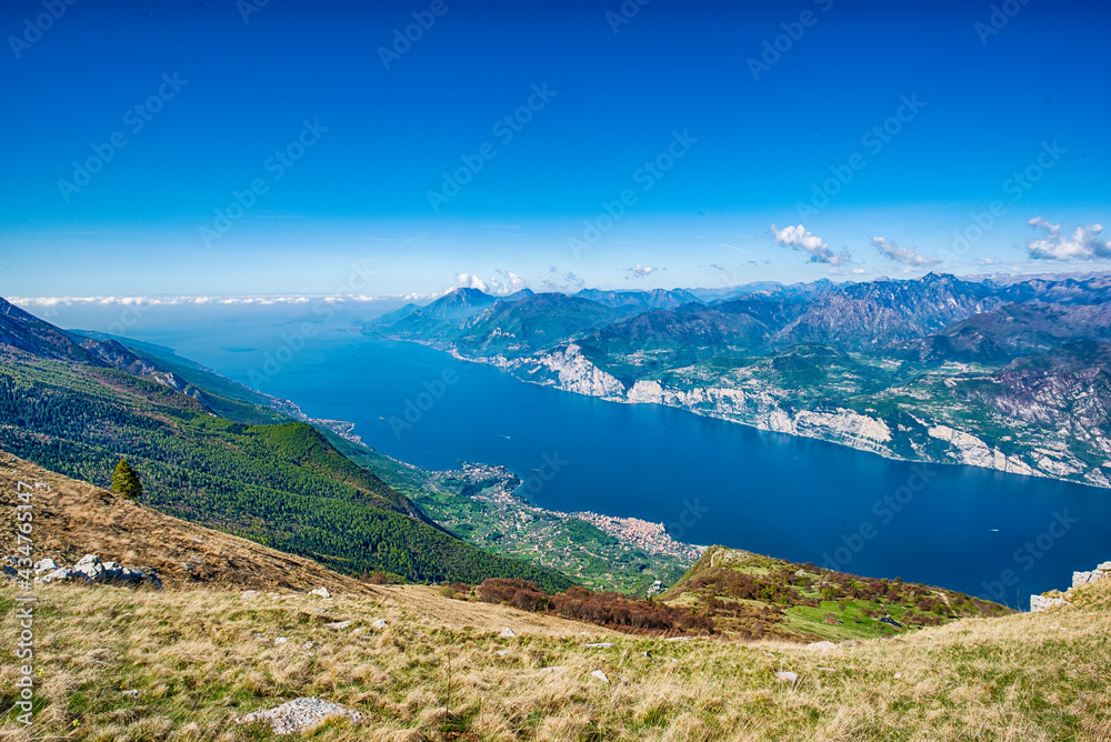 Fototapeta premium Gardasee vom Monte Baldo