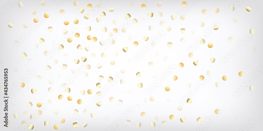 Gold, Silver Rich Falling Bokeh Confetti. Gold, Silver Rich Falling Bokeh Confetti.
