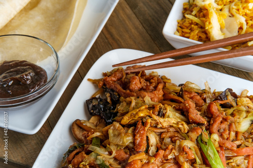 фотографія Moo Shu Pork Pancakes