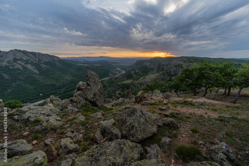 Rhodopes Mountain Range in Southeastern Europe, Bulgaria Rhodopes Mountain Range in Southeastern Europe, Bulgaria