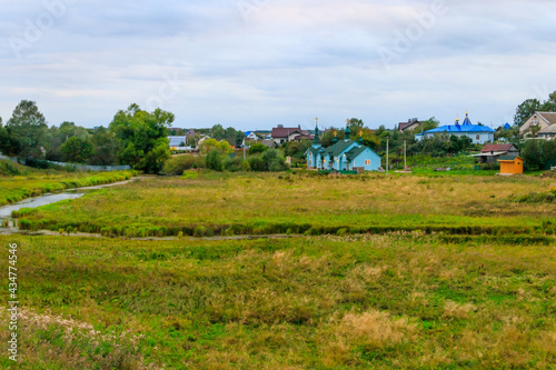 View of Diveyevo village in Russia