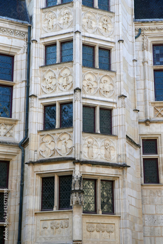 Jacques Coeur Palace, Bourges, France. Architectural detail.