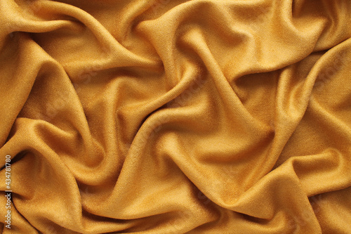 gold-colored fabric, texture, autumn theme
