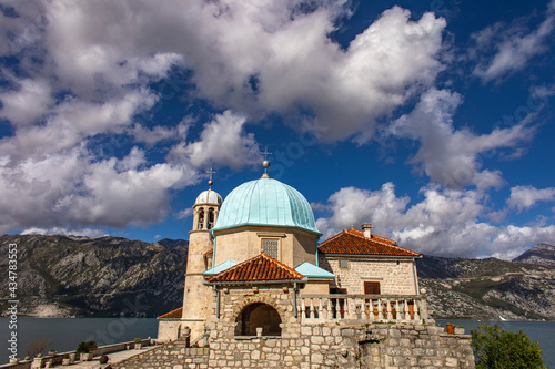 Our Lady of the Rocks church on an islet, Perast, Montenegro