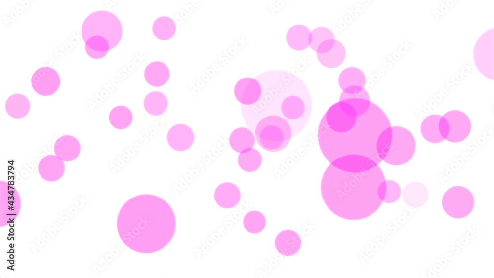 ピンク色の円形の背景素材
