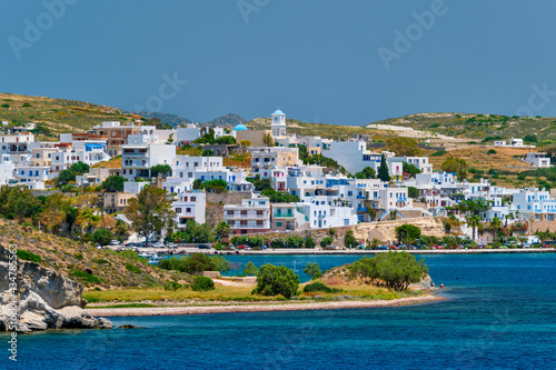 Adamantas Adamas harbor town of Milos island, Greece