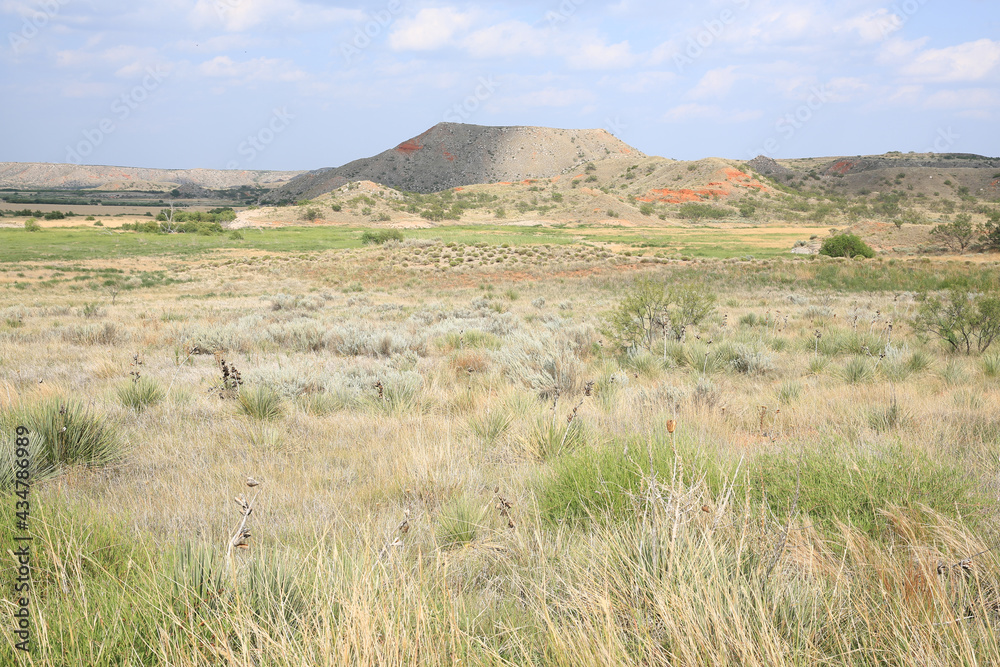 Arid landscape in western Texas, USA Arid landscape in western Texas, USA