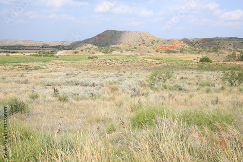 Arid landscape in western Texas, USA