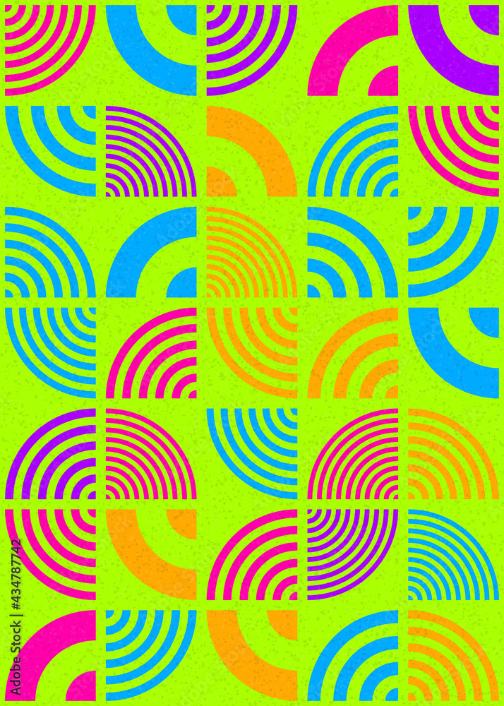 Abstract Geometric Pattern generative computational art illustration Abstract Geometric Pattern generative computational art illustration