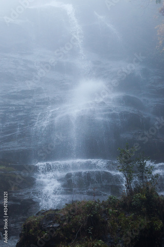 Waterfall outdoors in nature