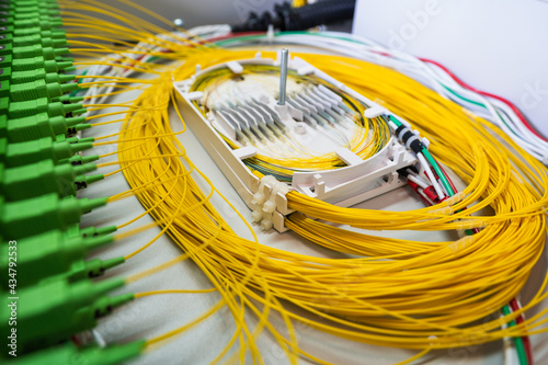 Принти на полотні Fibre Optic Splice Tray in Optical Distribution Frame