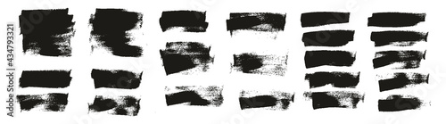 Flat Calligraphy Paint Brush Regular Short Background High Detail Abstract Vector Background Extra Set 
