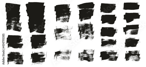 Flat Calligraphy Paint Brush Regular Short Background High Detail Abstract Vector Background Extra Set 