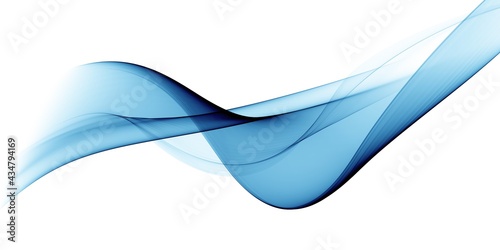 Color light blue abstract waves design © gojalia