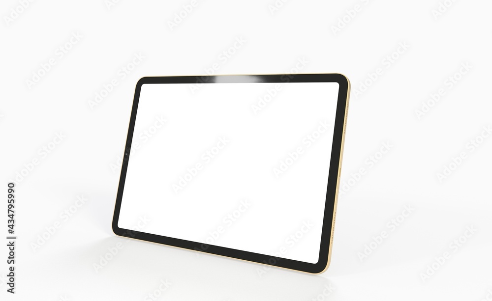 Tablet 3d computer with blank screen Tablet 3d computer with blank screen