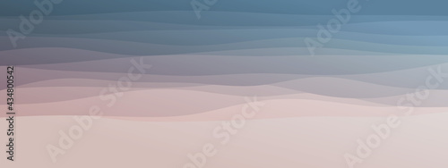 abstract waves fluid shape levels background delicate pastel color gradient. Trendy template for flyer poster business card landing page website. vector illustration eps 10