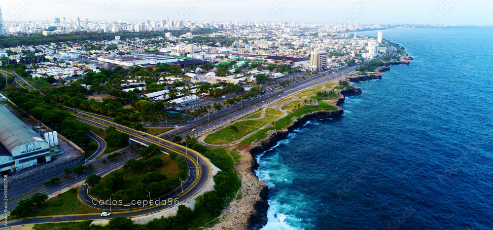 Fototapeta premium Malecón de Santo Domingo 