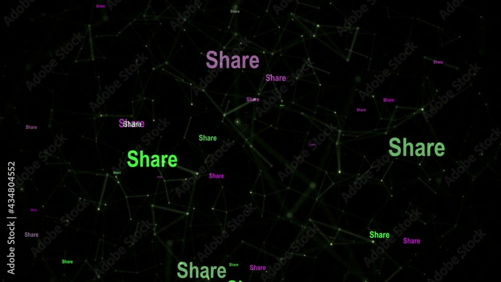 Share text against abstract motion background Share text against abstract motion background
