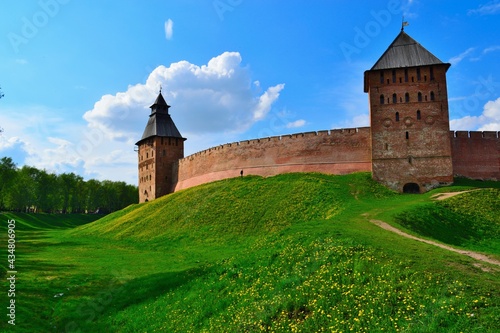 View of the walls of Novgorod's children's