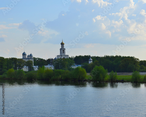 Yuriev Monastery view from the Volkhov River