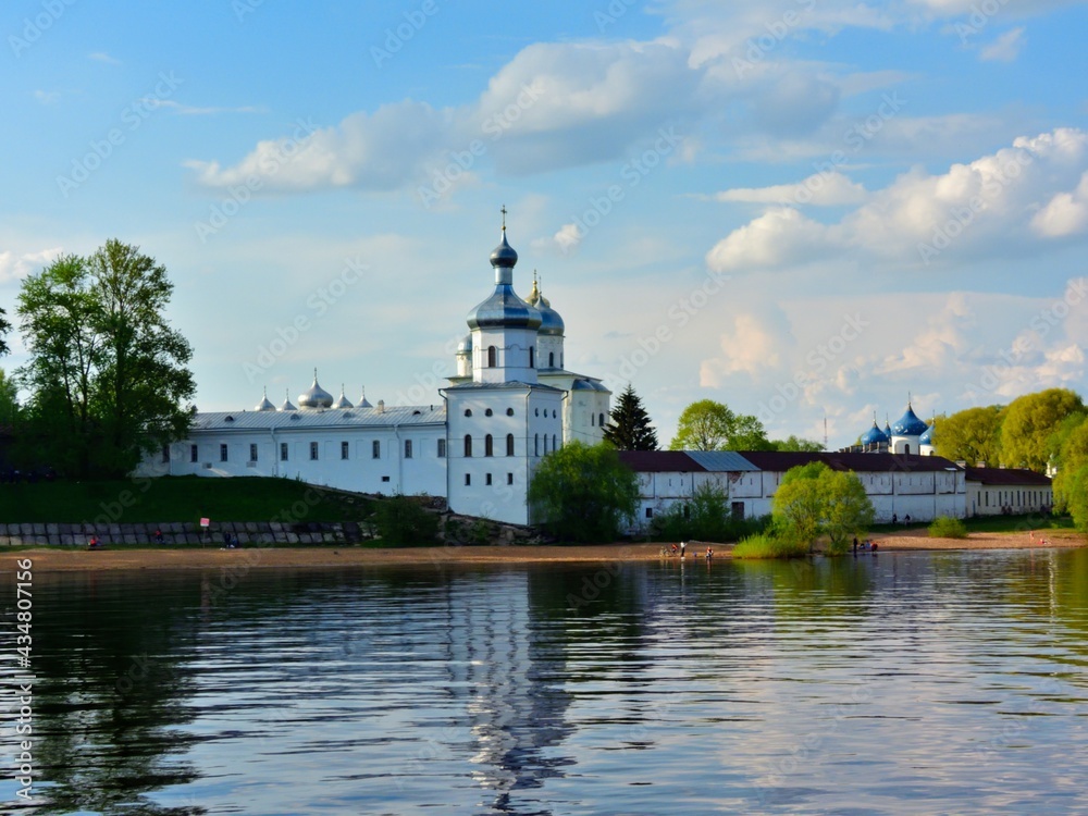 Yuriev Monastery view from the Volkhov River