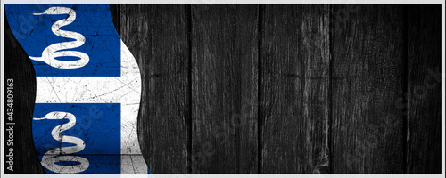 martinique Flag Banner