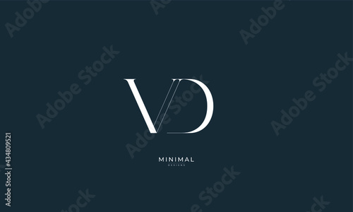 Alphabet letter icon logo VD