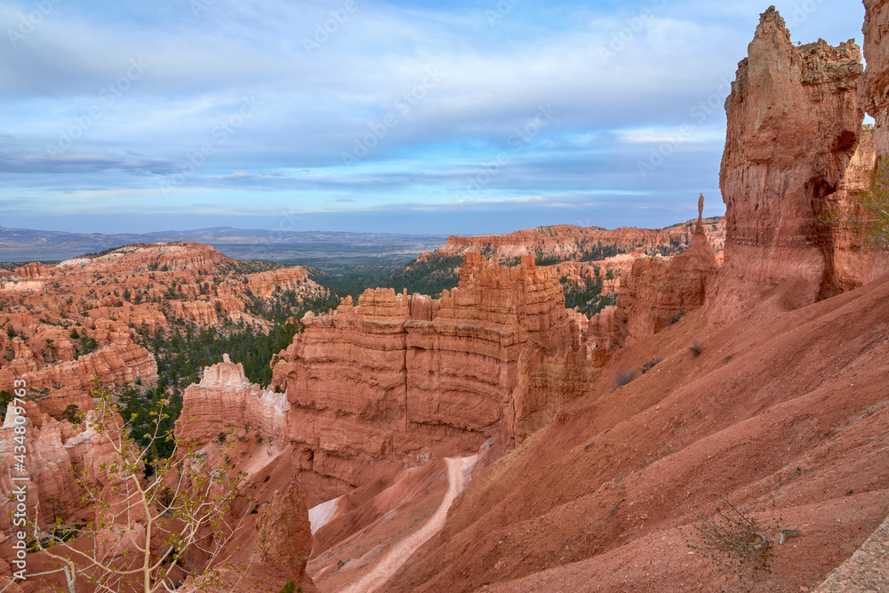 Fototapeta premium Amazing red sandstone hoodoos, Bryce Canyon National Park in Utah, Usa.