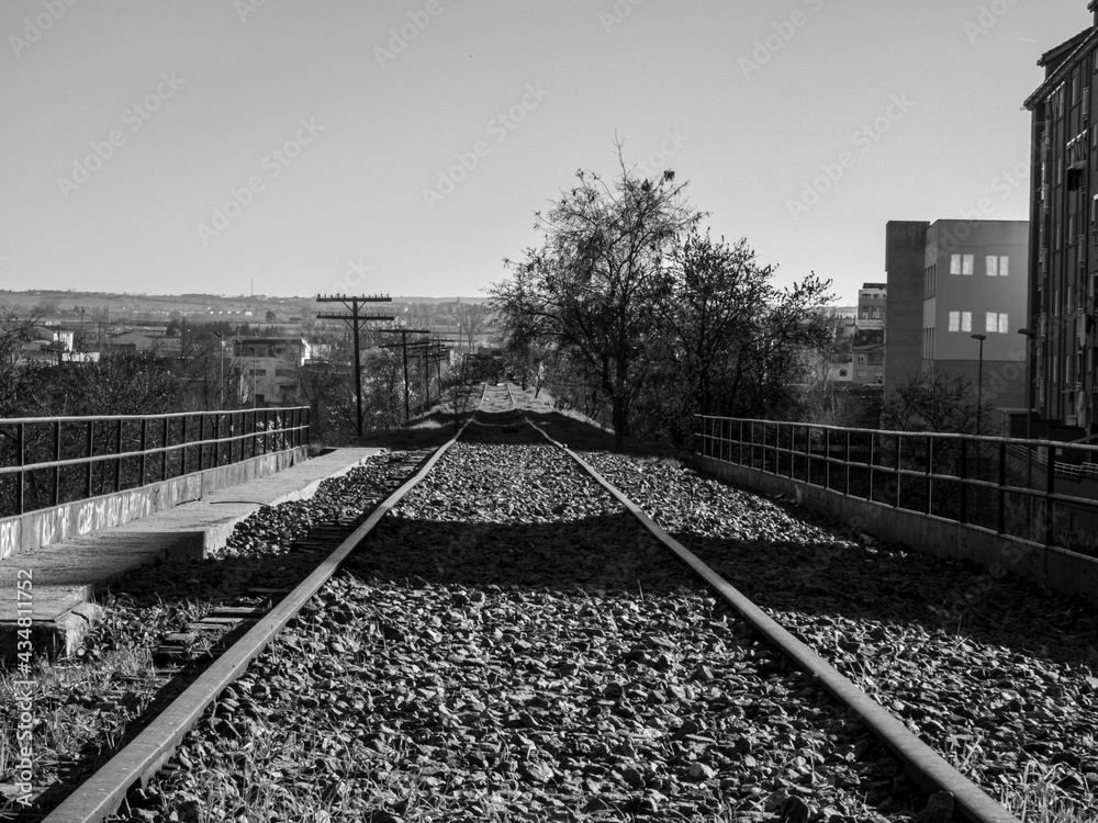 Fototapeta premium Vías ferroviarías