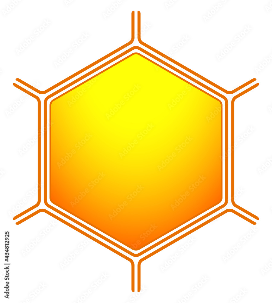 Abstract hexagon honeycomb Abstract hexagon honeycomb