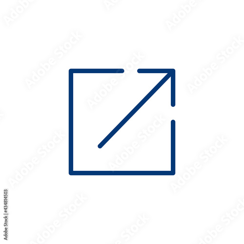 Link icon showing box with arrow leaving website