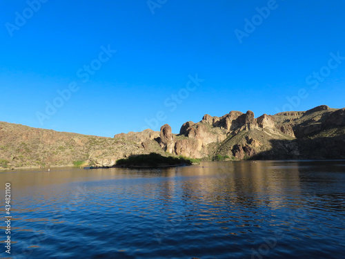 Cruising Canyon Lake in Arizona.