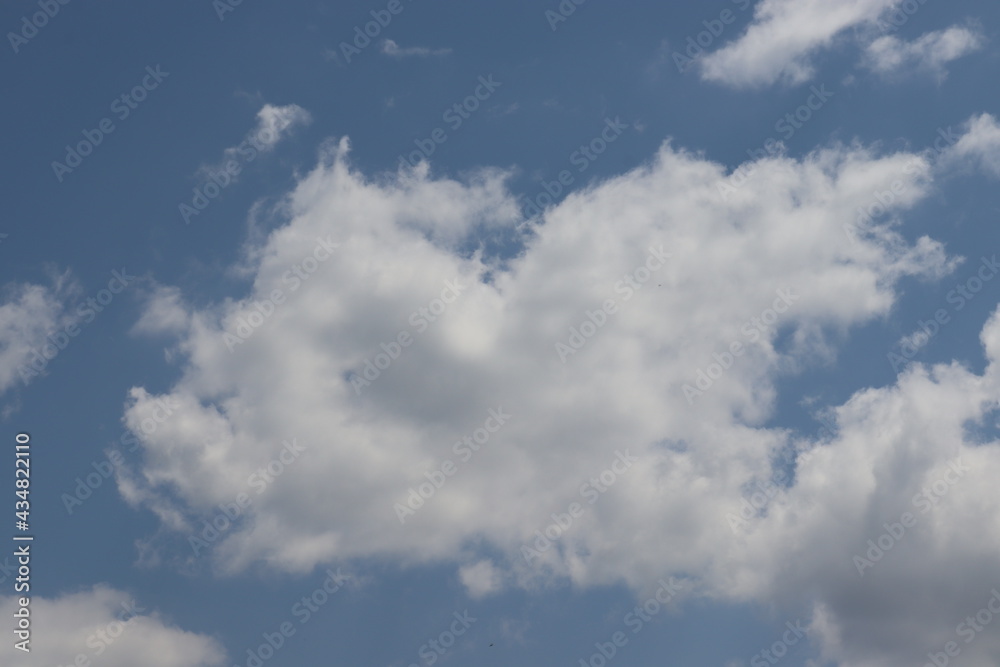 いくつかの雲と青い空