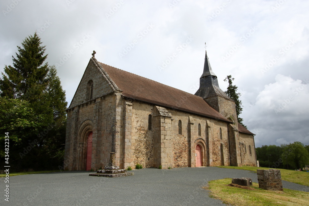 A French village church.