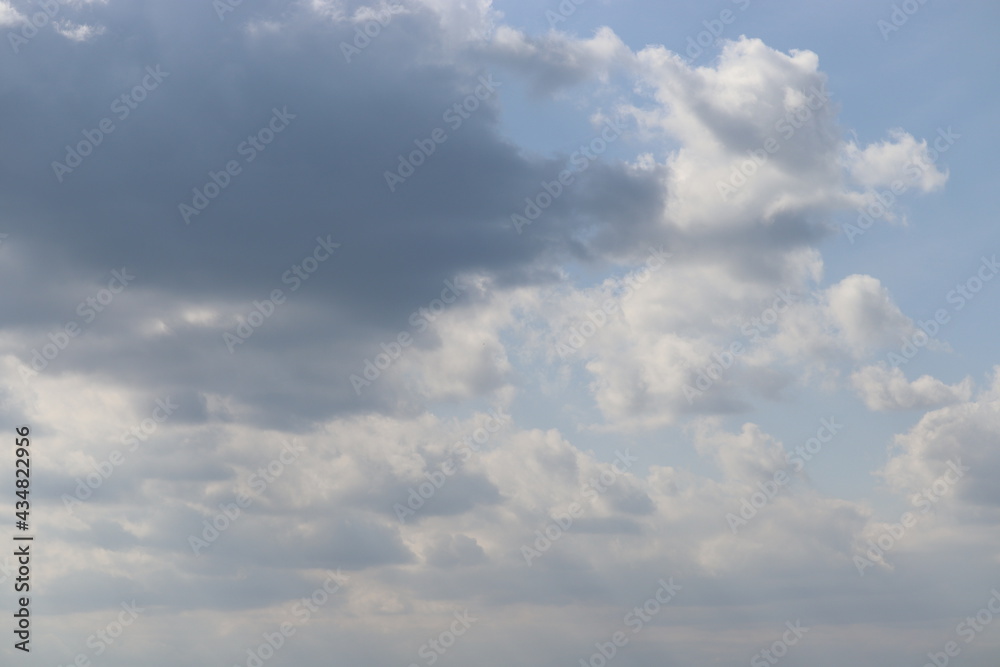 いくつかの雲と青い空