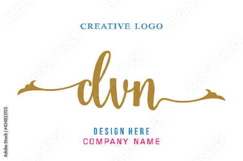 DVN lettering logo is simple, easy to understand and authoritative