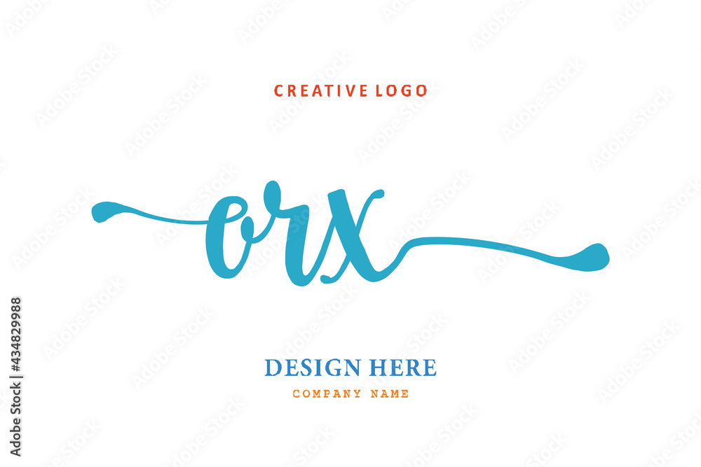 ORX lettering logo is simple, easy to understand and authoritative
