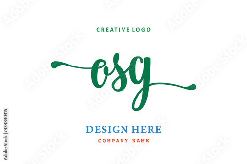 OSG lettering logo is simple, easy to understand and authoritative