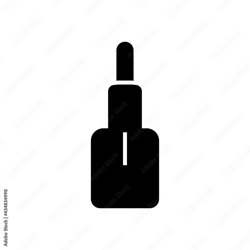 serum icon solid style vector serum icon solid style vector
