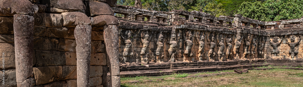 Elephant Terrace carving