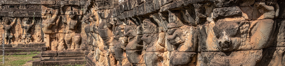Elephant Terrace carving